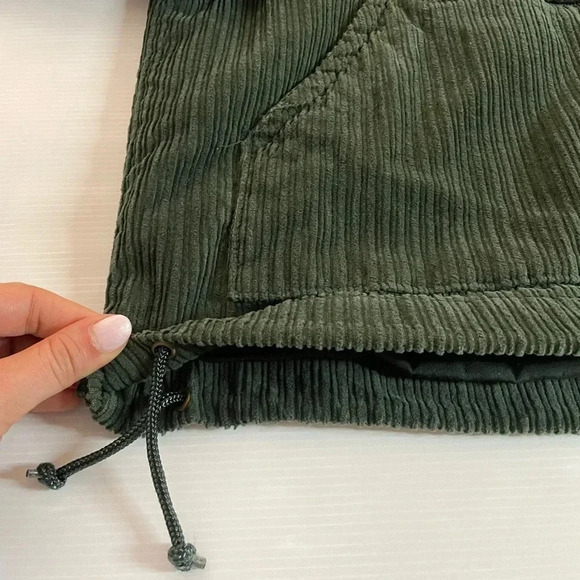 3 FOR $15 Vintage Express Dark Green Corduroy 1/4 Zip Pullover Size S - Picture 8 of 11